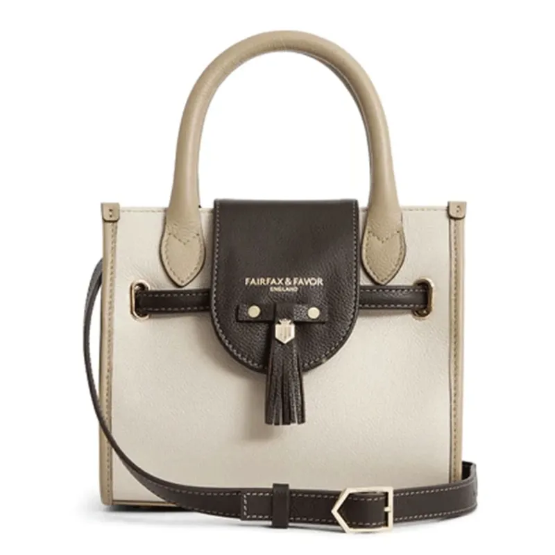 Fairfax and Favor Mini Windsor Handbag Neutral Tri Colour 