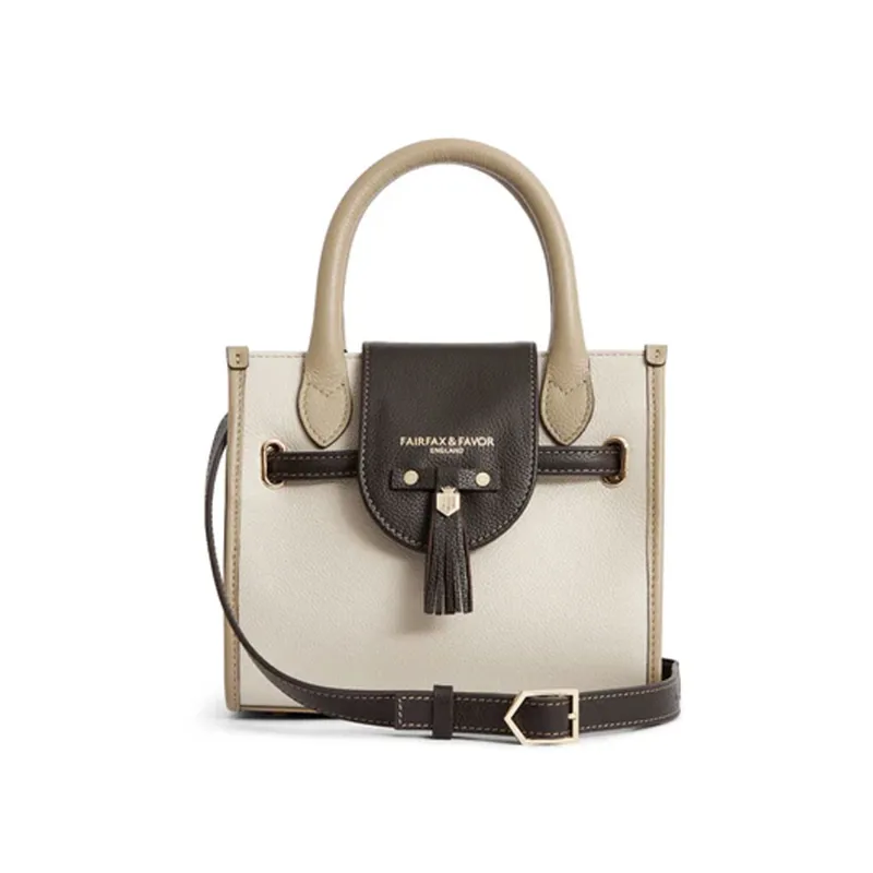 Fairfax and Favor Mini Windsor Handbag Neutral Tri Colour -1