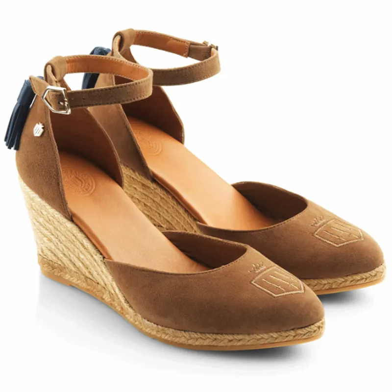 Fairfax and Favor Monaco Wedge Tan Suede