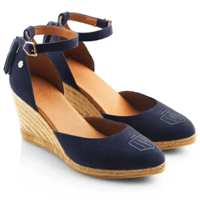 Fairfax and Favor Monaco Wedge Navy