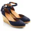 Fairfax and Favor Monaco Wedge Navy