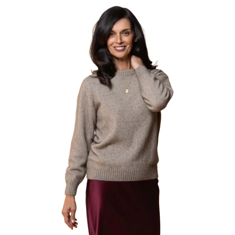 Noble Wilde Womens Noa Crew in Oyster