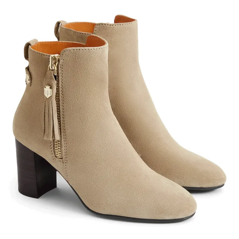 Fairfax and Favor Oakham Ankle Boot Caramel Suede