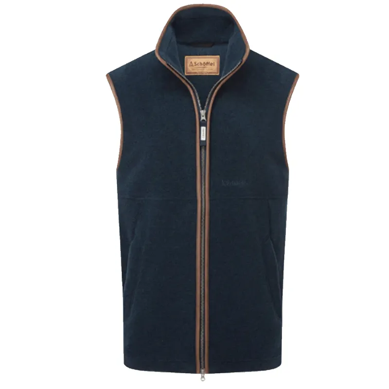 Schoffel Oakham Fleece Gilet Petrol Blue