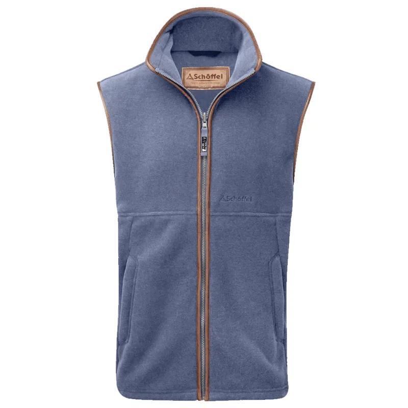 Schoffel Oakham Fleece Gilet Stone Blue