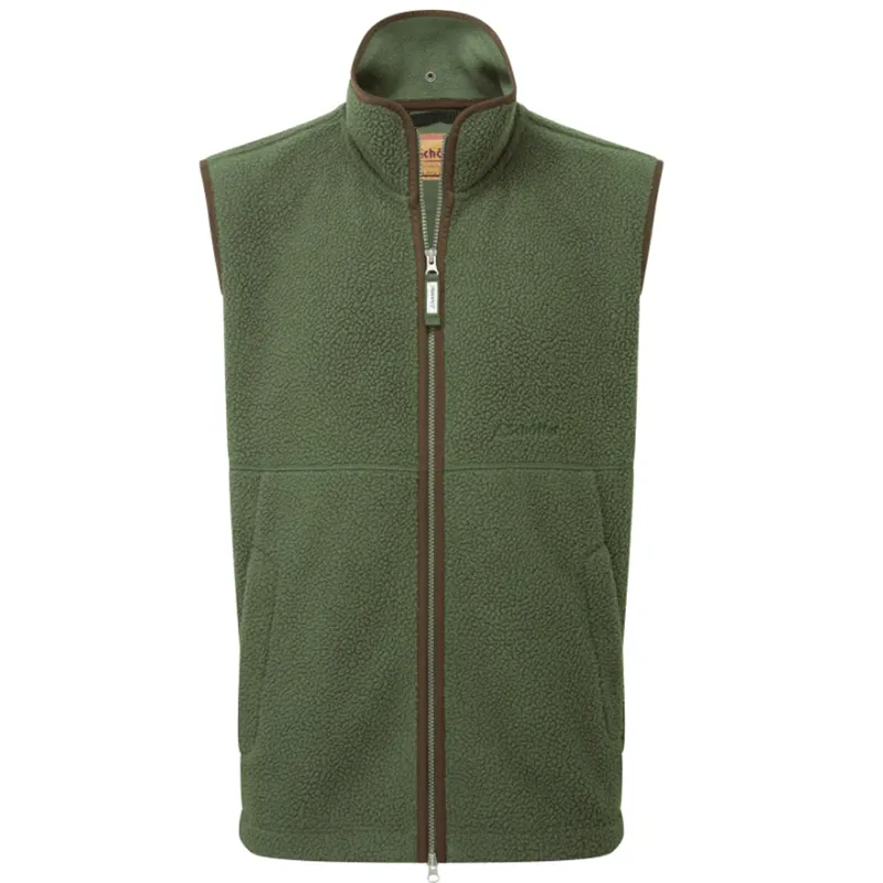 Schoffel Oakham Retro Fleece Gilet Woodland