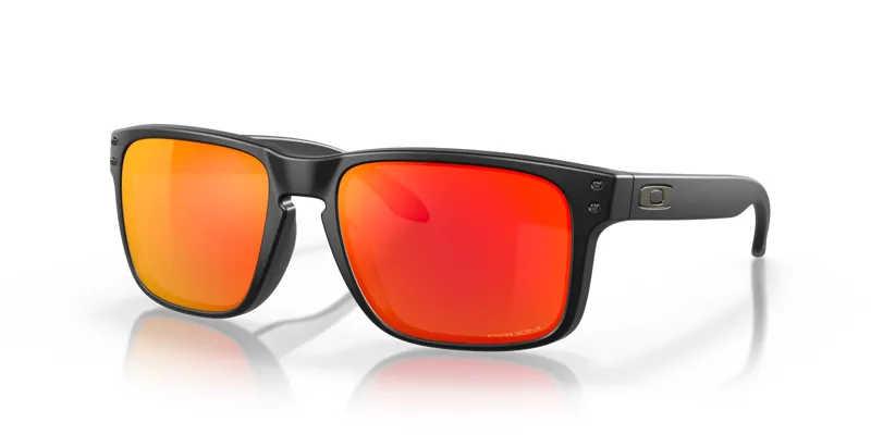Oakley Holbrook Matte Black Frame Prizm Ruby Lenses-2
