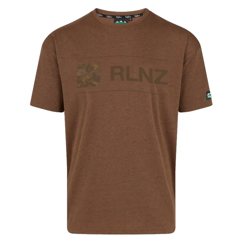 Ridgeline Basis T-Shirt Ochre Marl