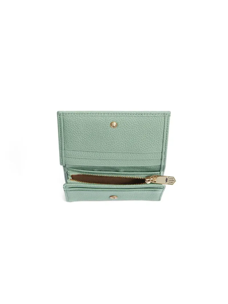 Fairfax and Favor Ashwell Purse Mint Leather-3