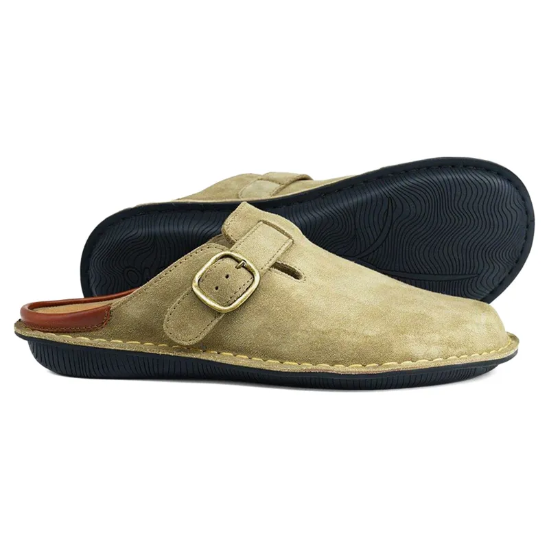 Orca Bay Garda Suede Clog Mule in Taupe