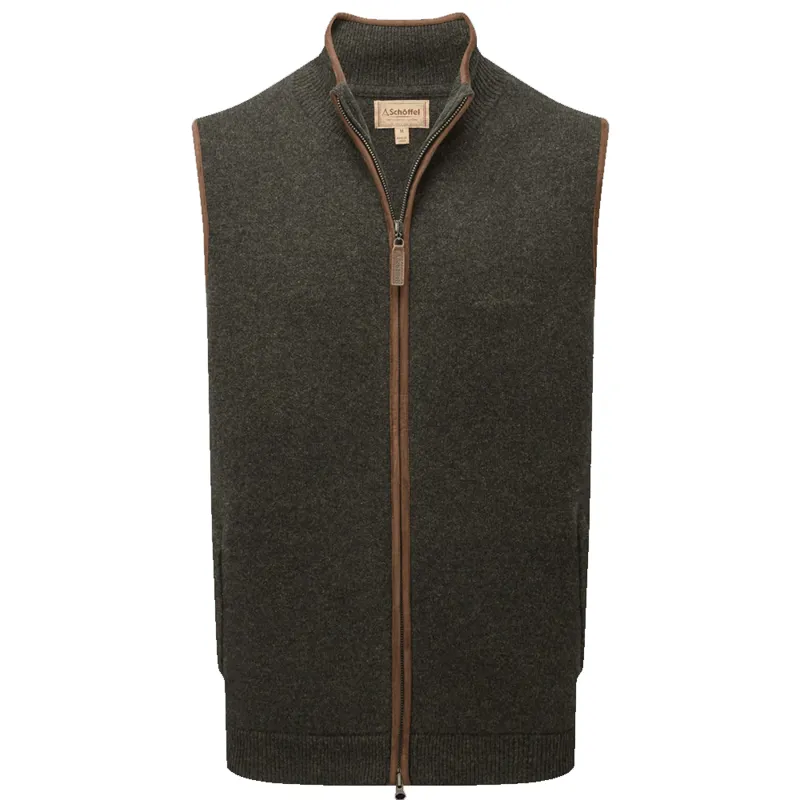 Schoffel Orkney Merino Gilet Loden Green