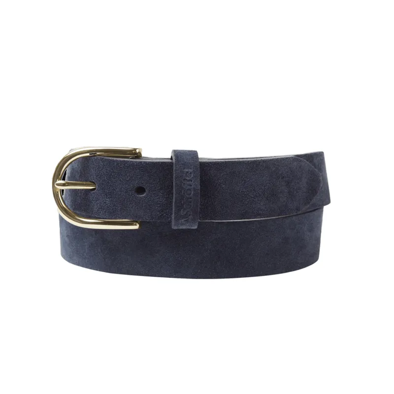 Schoffel Padley Suede Belt Navy