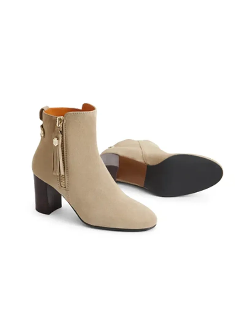 Fairfax and Favor Oakham Ankle Boot Caramel Suede-2