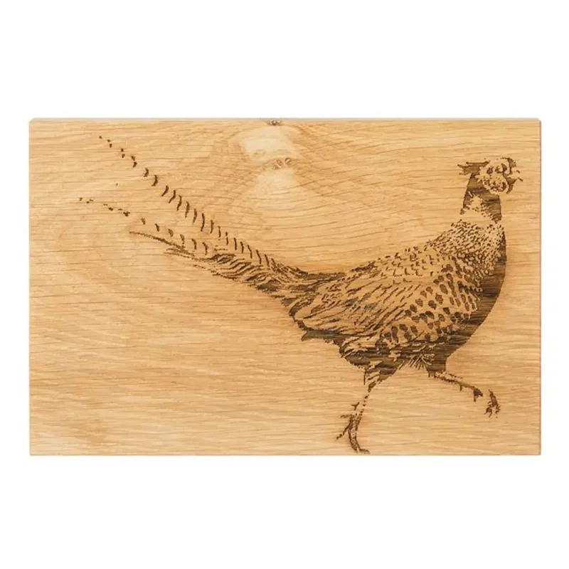 Scottish Made Pheasant Oak Serving Board