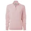 Schoffel Polperro Pima Cotton Quarter Zip Jumper Pink Marl
