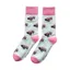Country Moos Pink Land Rover Crew Socks UK3.5 - 6