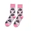Coountry Moos Pink Tractor Crew Socks UK3.5 - 6