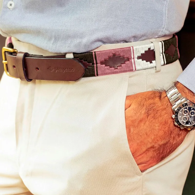 Pampeano Polo Belt Frambuesa-3