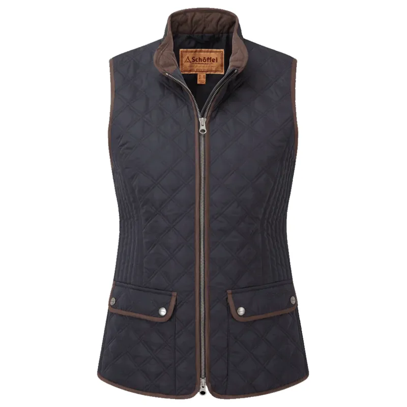 Schoffel Ladies Quilt Gilet Midnight 