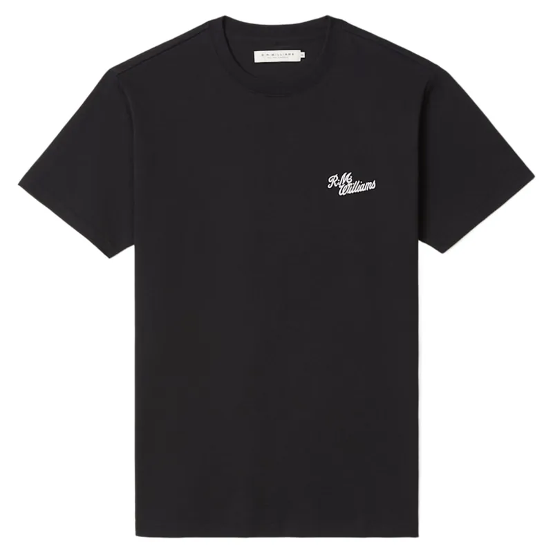 R M Williams Byron T-Shirt in Black