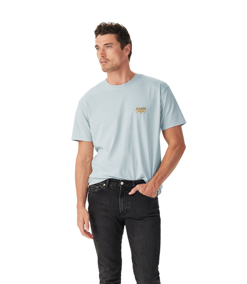 R M Williams Louth T-Shirt in Salt-2