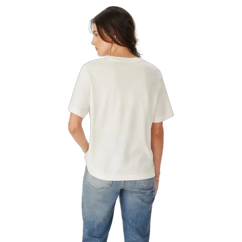 R M Williams Louth T-Shirt in White-3
