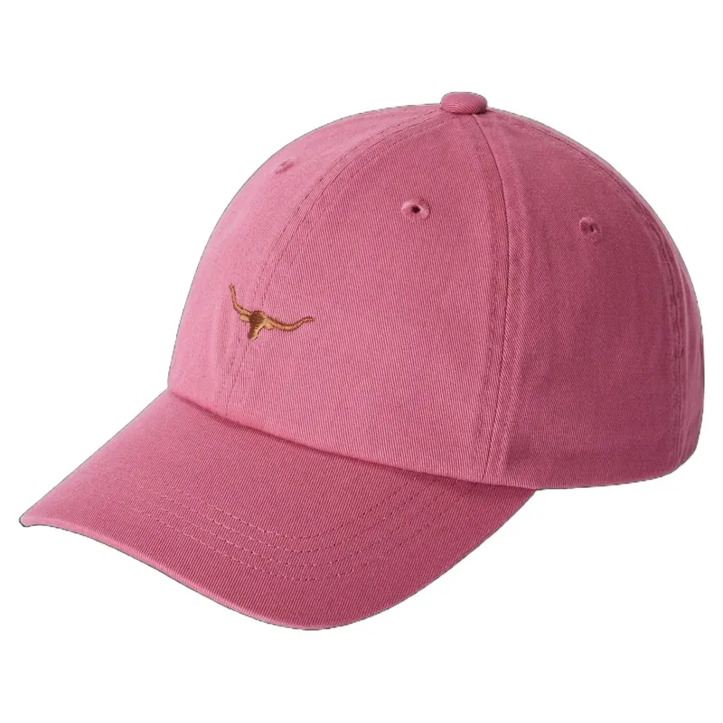 R M Williams Mini Longhorn Twill Cap in Fuchsia-1