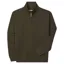 R M Williams Mulyungarie 1/4 Zip Sweatshirt in Fatigue