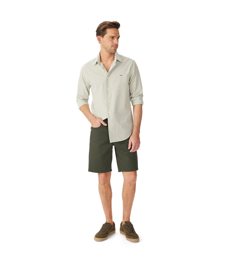 R M Williams Nicholson Short in Olive-2