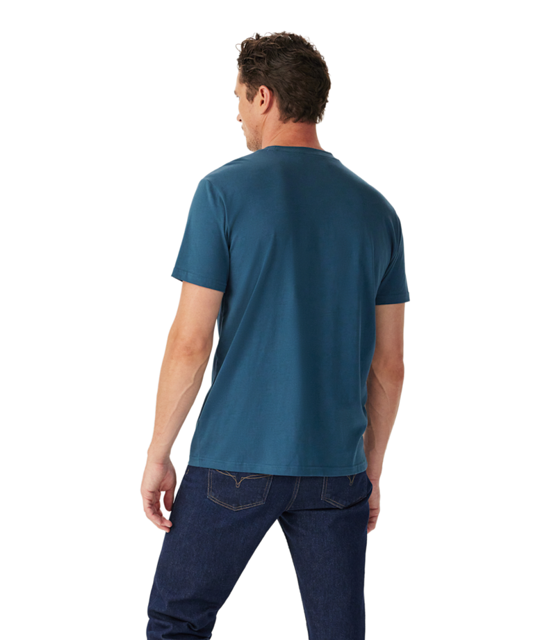 RM Williams Parson T-Shirt in Ensign Blue-3