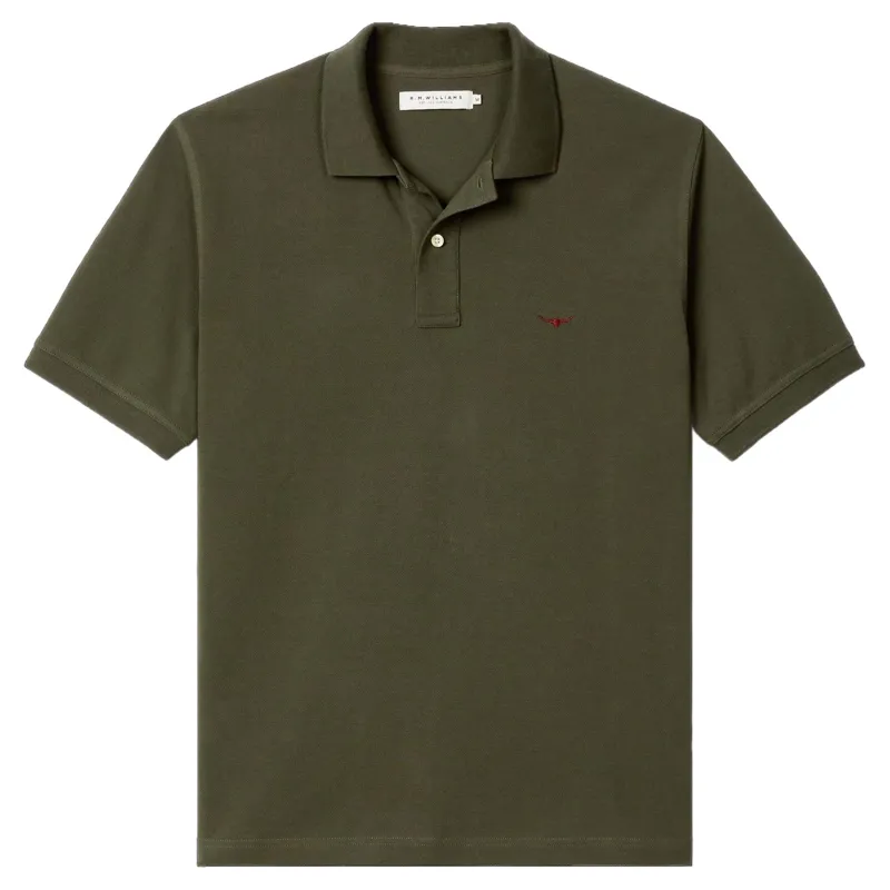 R M Williams Rod Polo in Fatigue