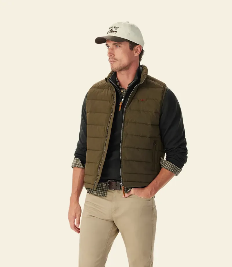 R M Williams Rydal Padded Vest Fatigue-1