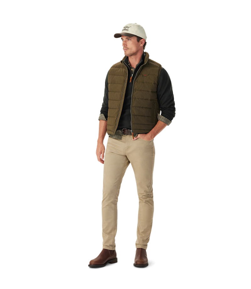 R M Williams Rydal Padded Vest Fatigue-2