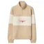 R M Williams Trickett Panel Sweatshirt in Sand