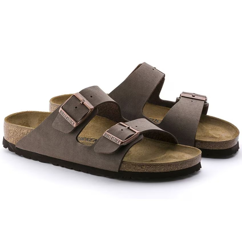Birkenstock Ladies Arizona Birko-Flor Nubuck Mocca-3