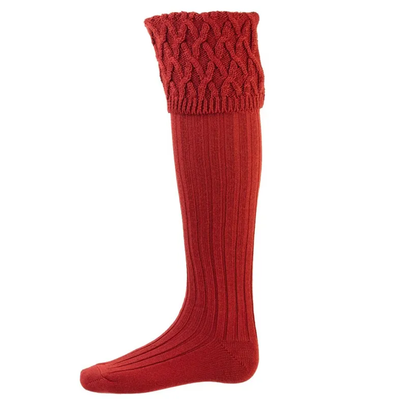 House of Cheviot Rannoch Socks Chestnut
