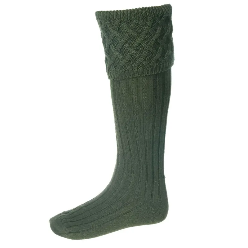 House of Cheviot Rannoch Socks Spruce