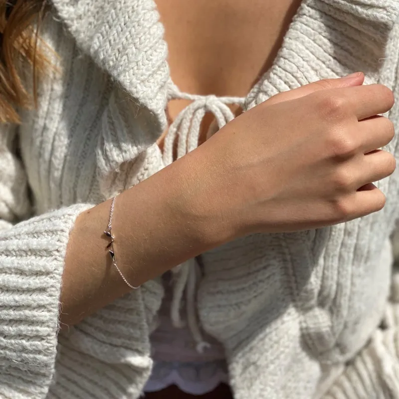 Reeves and Reeves Birds On A Wire Sterling Silver Bracelet in Silver-2