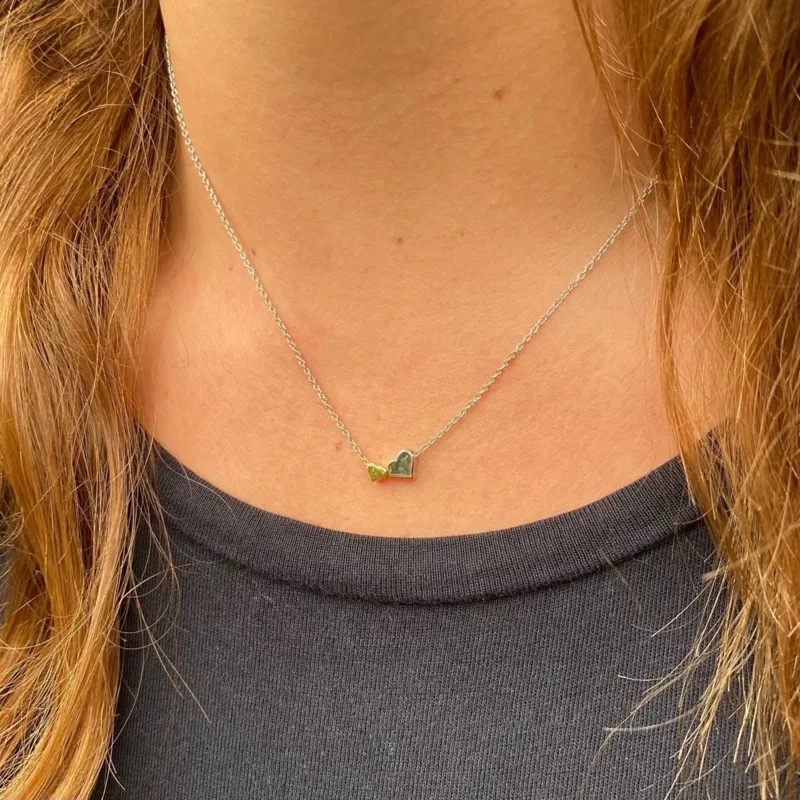 Reeves and Reeves Cherish You Sterling Silver Heart Necklace-1