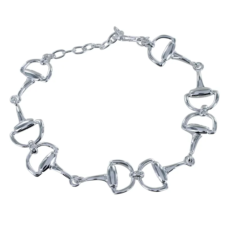 Reeves and Reeves Smart Sterling Silver Snaffle Bracelet in Silver