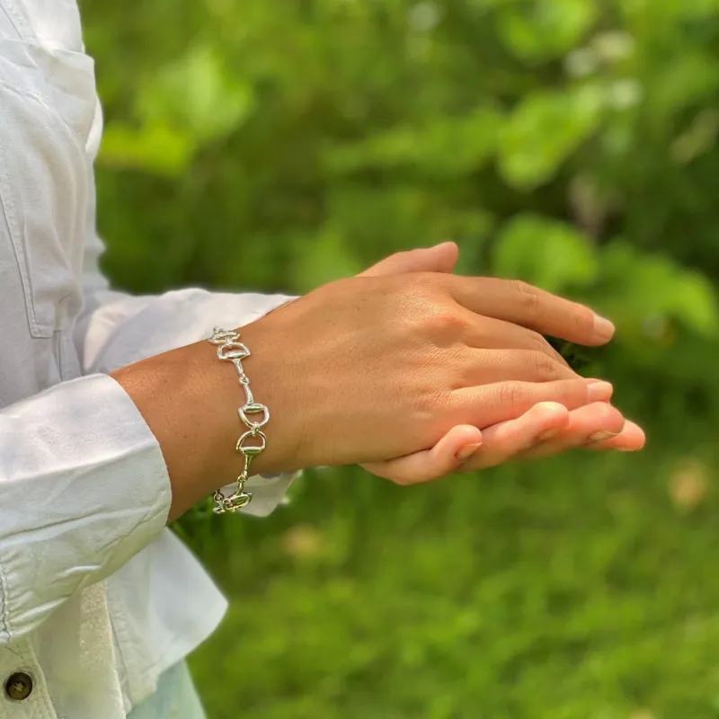 Reeves and Reeves Smart Sterling Silver Snaffle Bracelet in Silver-2