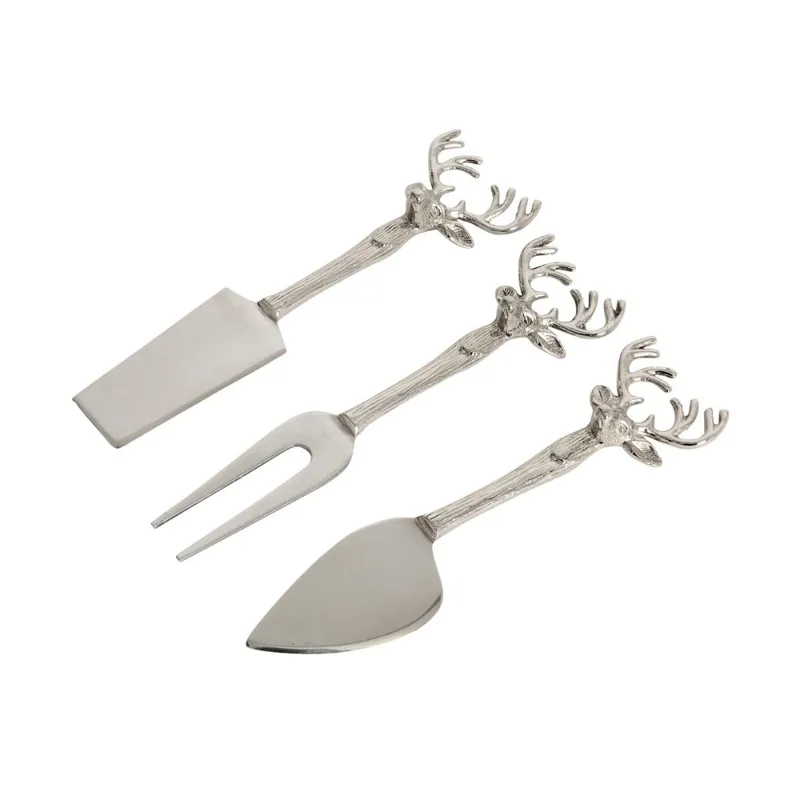 Culinary Concepts Stag Head Cheese Knives Set of 3