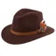 Alan Paine Richmond Unisex Felt Hat Brown