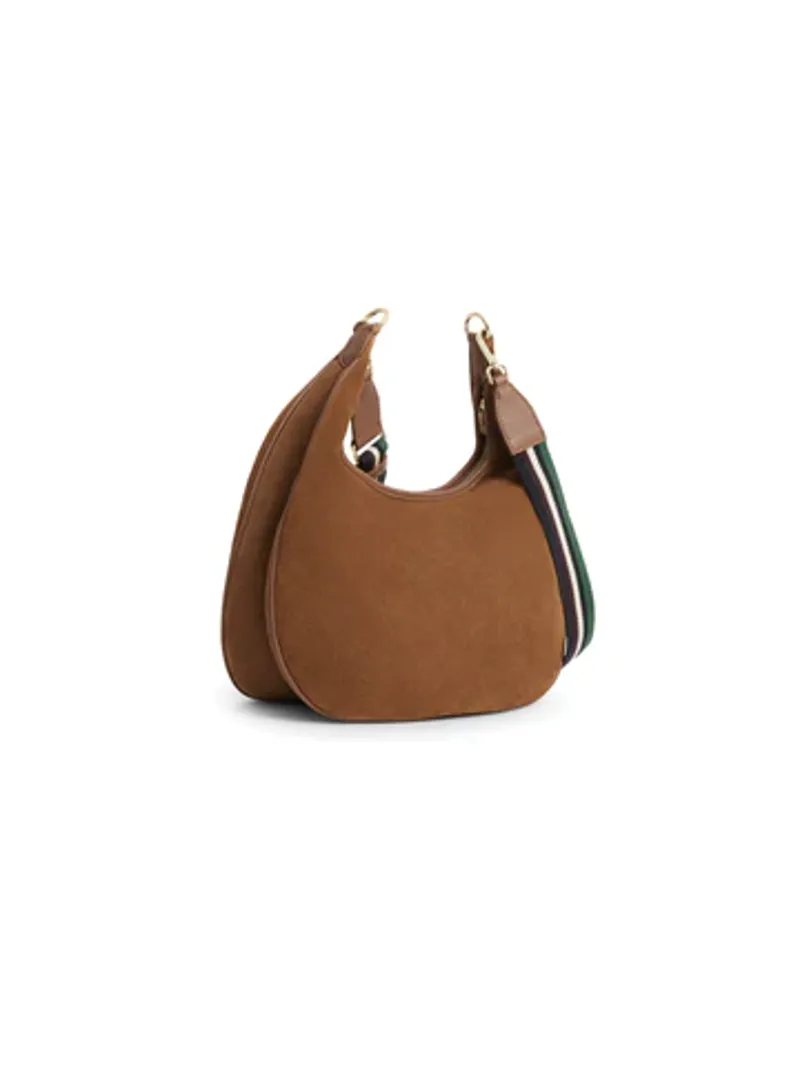 Fairfax and Favor Richmond Hobo Bag Tan Suede-1