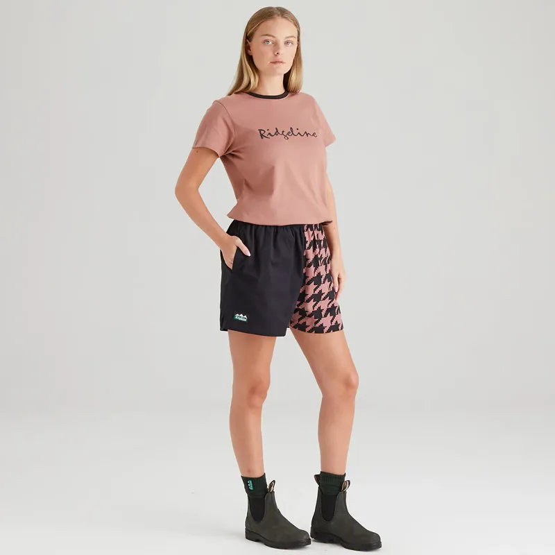 Ridgeline Backslider Men's Shorts in Black Print-5