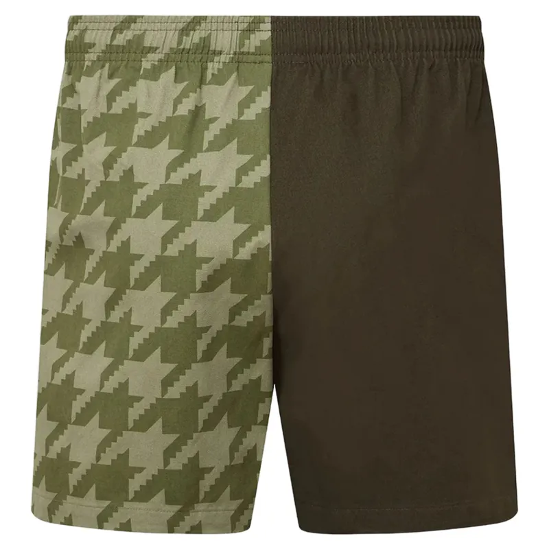 Ridgeline Backslider Men's Shorts in Deep Forest Print-1