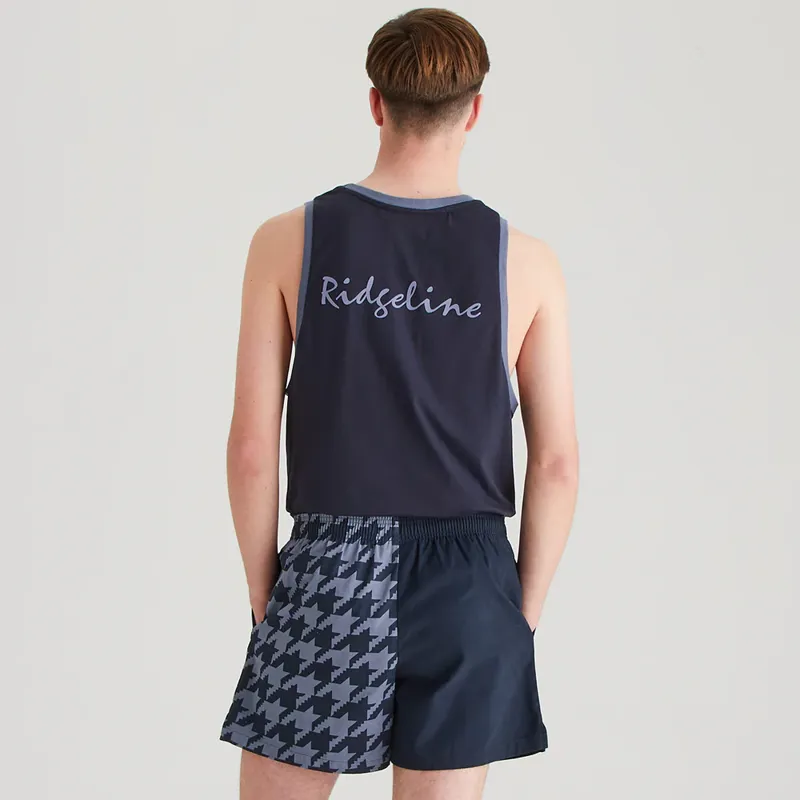 Ridgeline Backslider Men's Shorts in Navy Print-4
