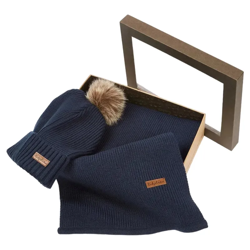Ridgeline Baltic Hat and Scarf Set in Tarn