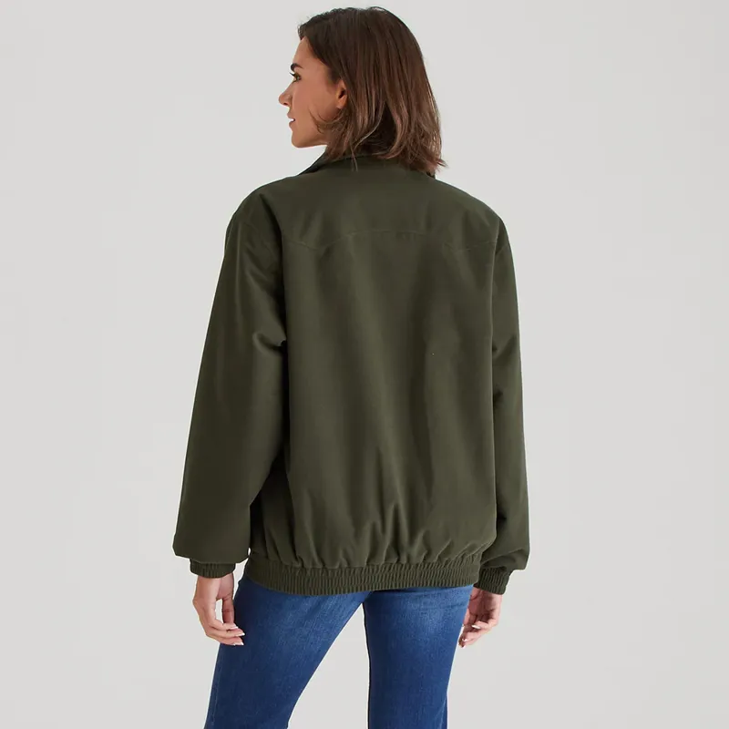 Ridgeline Womens Brumby Yard Jacket in Deep Forest-3