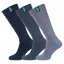 Ridgeline Cotton Work Sock Full Length in Navy Multi